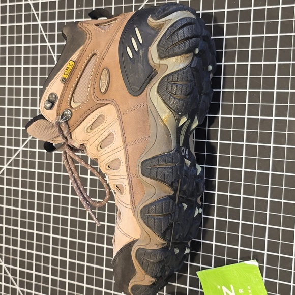 Size 8.5 Womens Oboz Tan & Natural Waterproof Hiking Boots - Picture 11 of 12